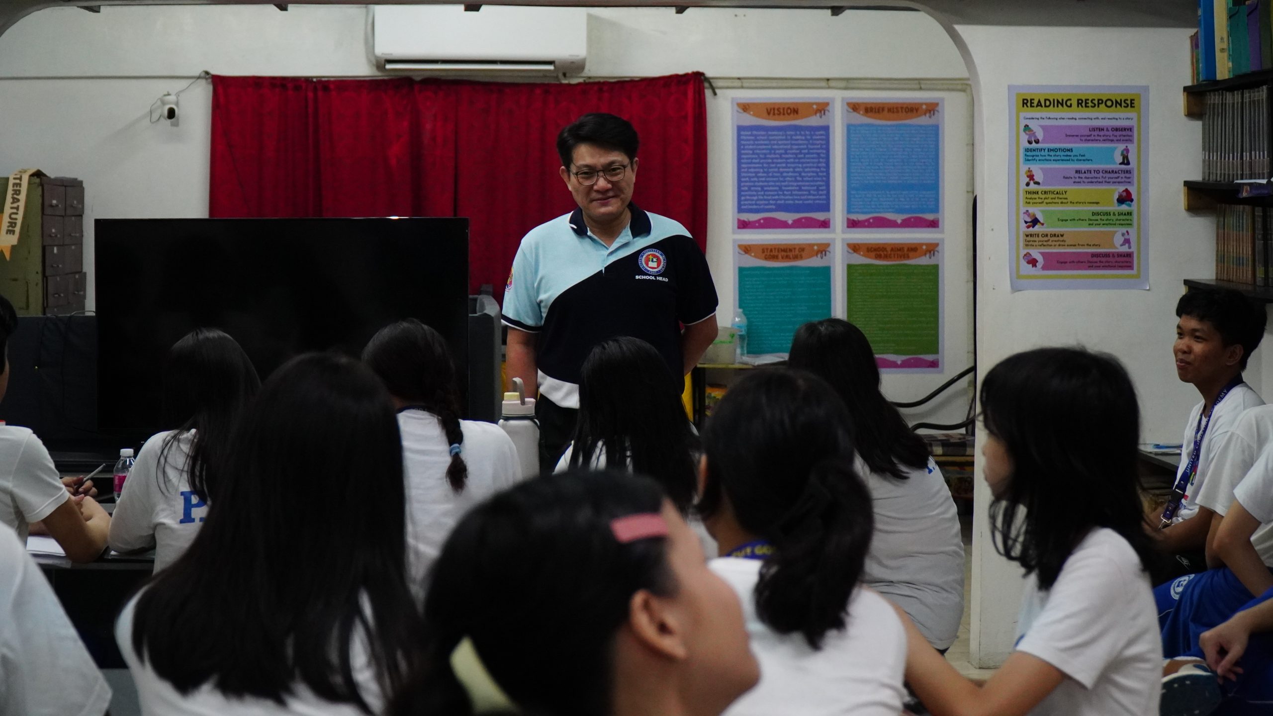 Career talk of the School Head with graduating students of UCA